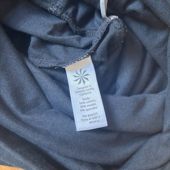 Athleta Westwood Bodycon Dress Dark Deep Gray Womens Size Small - SUPER SOFT! - Picture 5 of 5